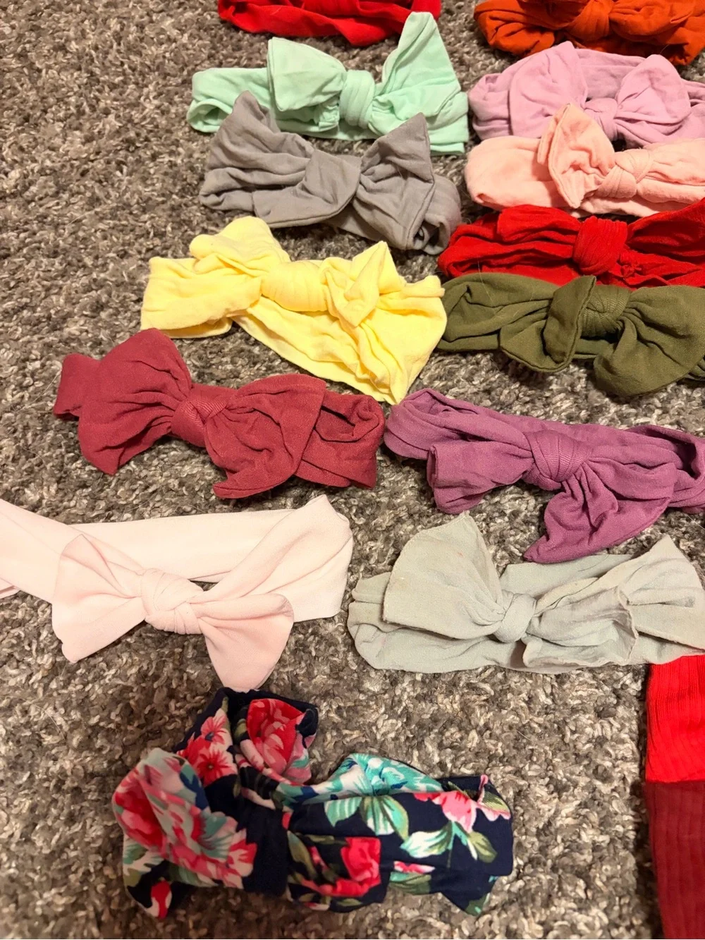 36 Baby Bow Headband Set - Assorted Colors